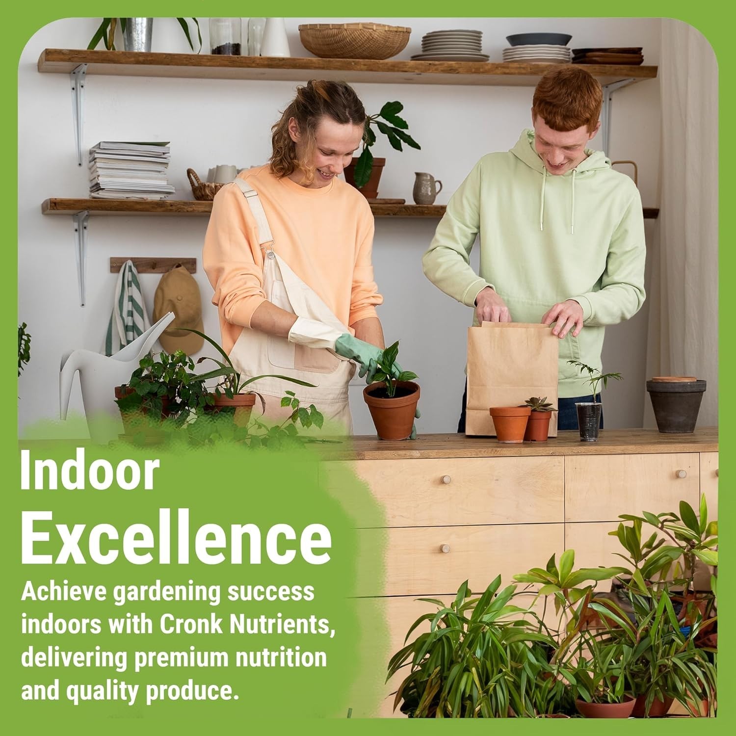 Cronk Nutrients 3-Part Kit: Micro, Grow & Bloom Base Fertilizers, 3 x 1L | Optim