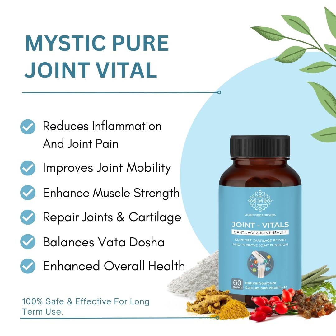 MYSTIC PURE AYU.RVEDA Joint Vital 180 Veg Tablets
