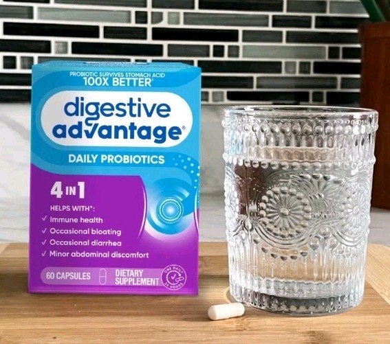 Digestive Advantage Daily Probiotics Immune Support & Gut Health 60 Capsule 1/27