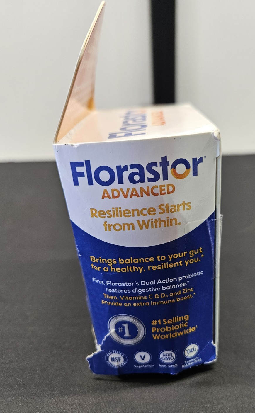 Florastor ADVANCED IMMUNITY Probiotic & Immune supplement 30Ct Exp 11/27
