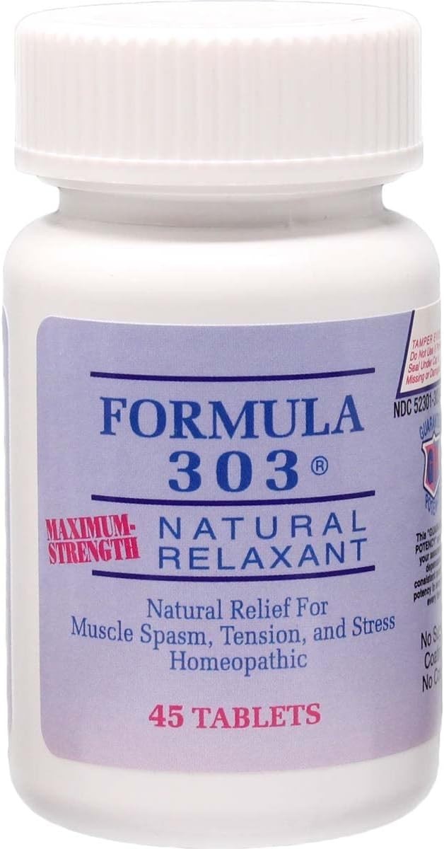 Dee CEE Labs Formula 303 Maximum Strength Tablets, Tablets; All-Natural conta…