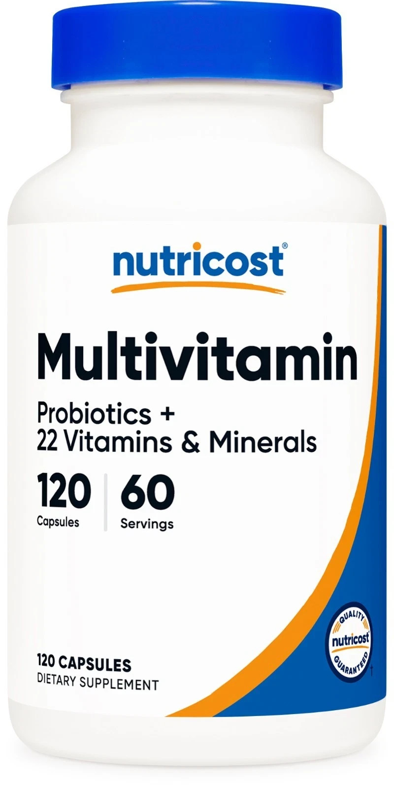 Nutricost Multivitamin with Probiotics 120 Vegetarian Capsules Daily Supplement