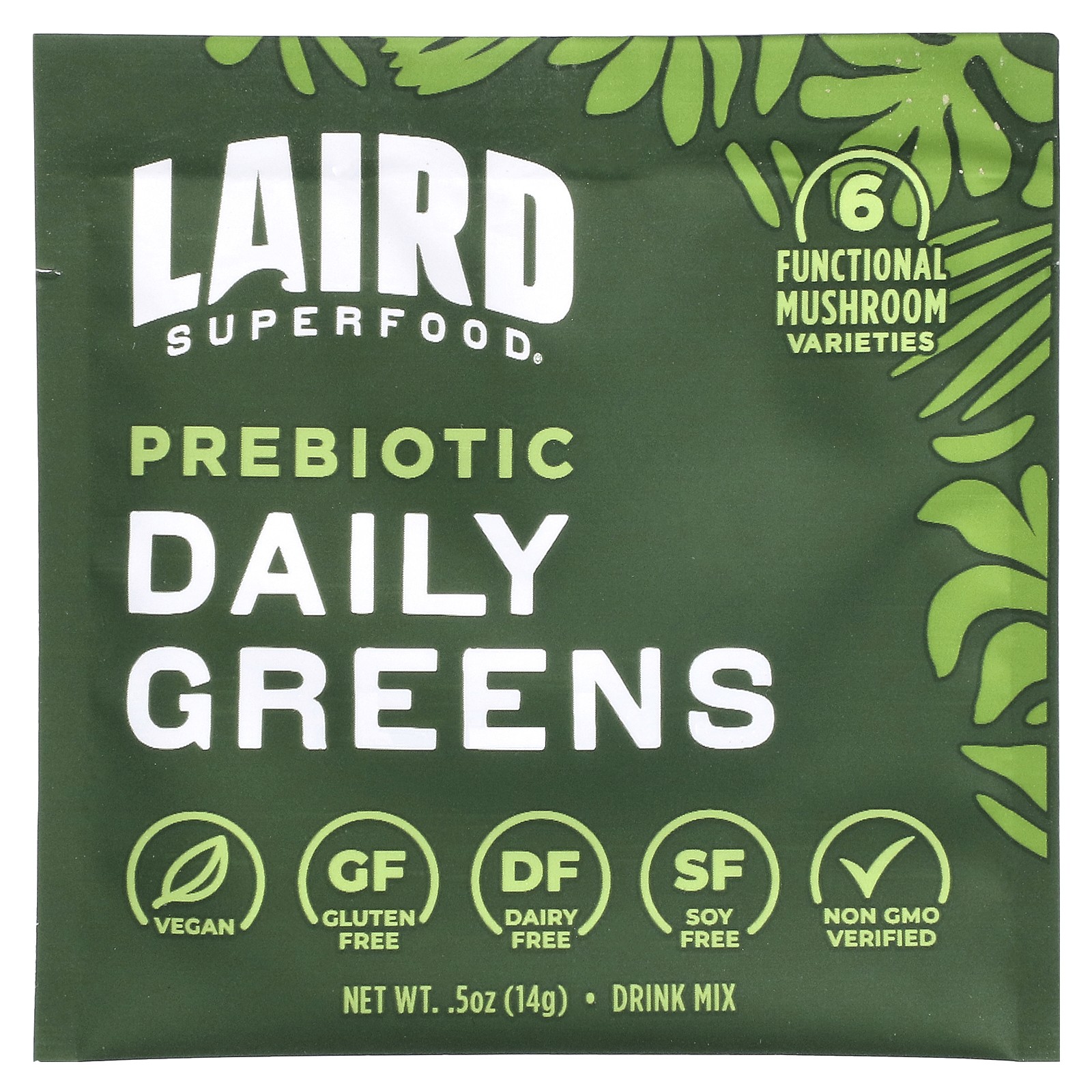 Prebiotic Daily Greens, 15 Packs, 0.5 oz (14 g) Each