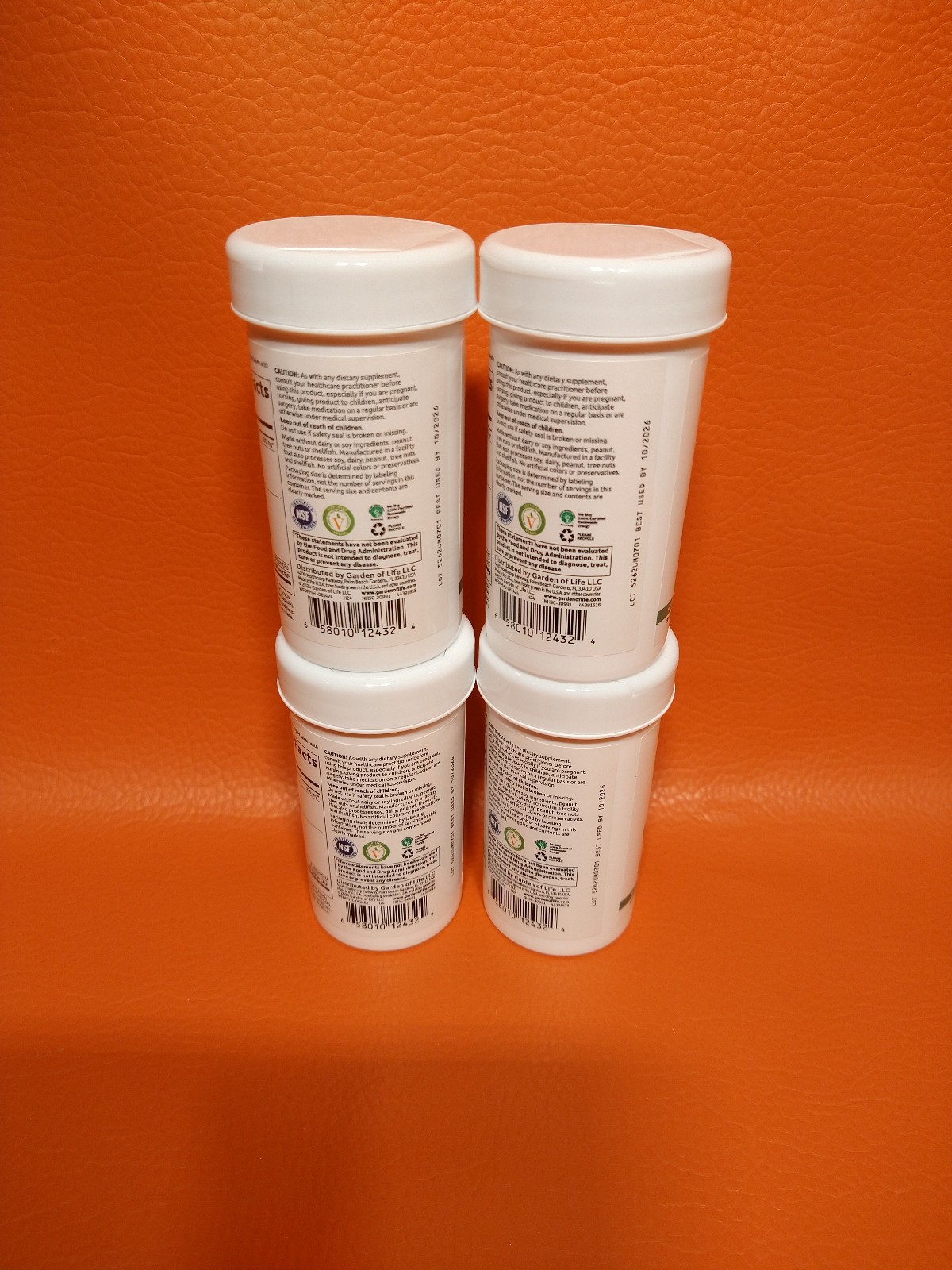 Dr Formulated 90 Billion For Probiotic 30 ct 4 Pack Date 10-2026 Garden of Life