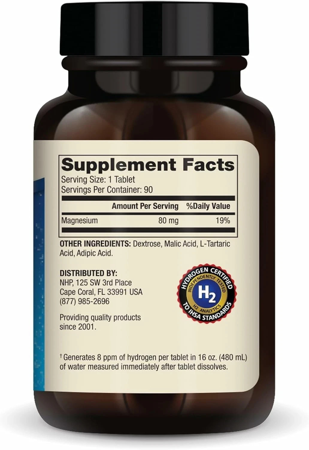. Dr Mercola H2 Molecular Hydrogen Tablets , 90 Count Cellular Health Supplement
