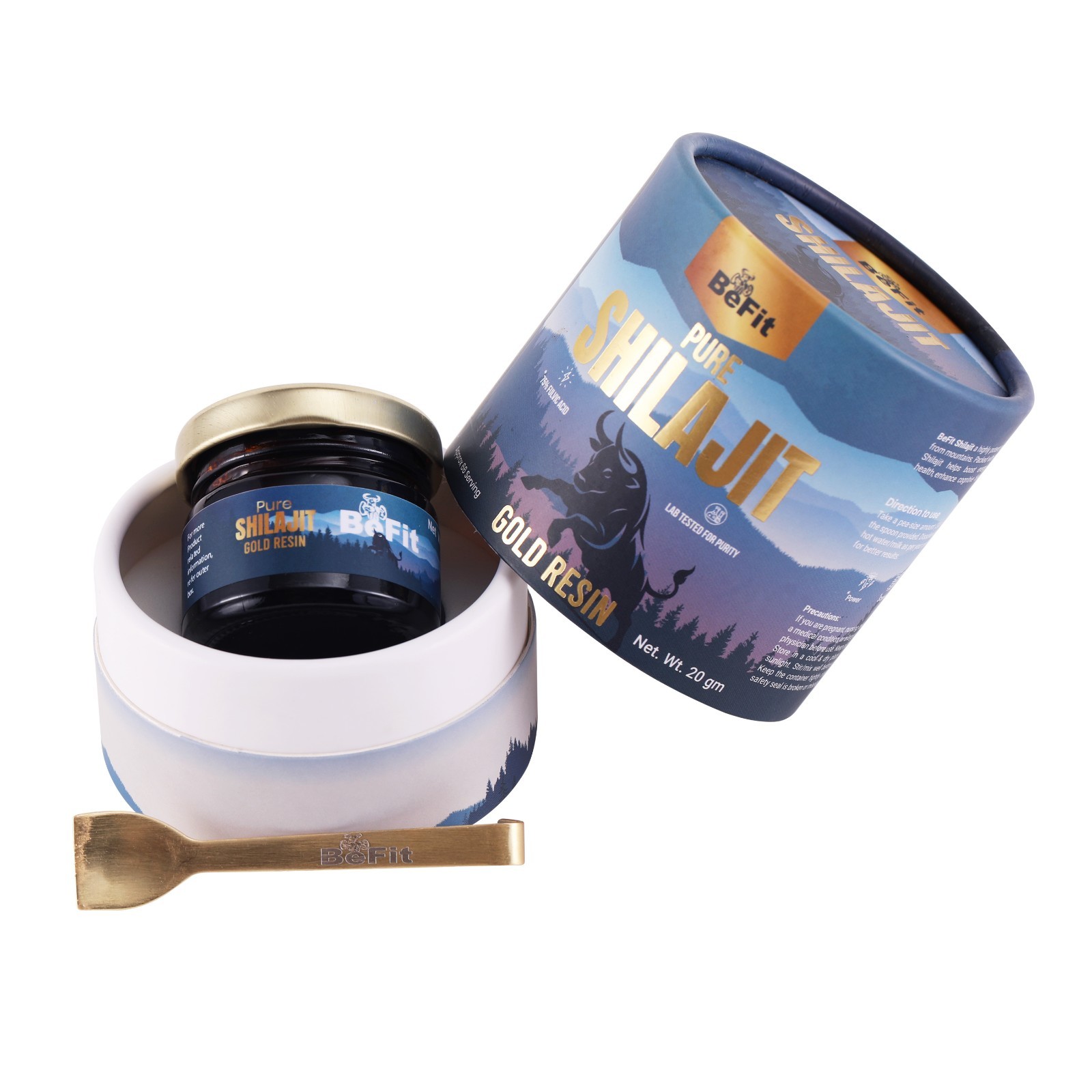 Befit Himalayan Shilajit Soft Resin 20g | Organic 100% Pure | Fulvic Acid