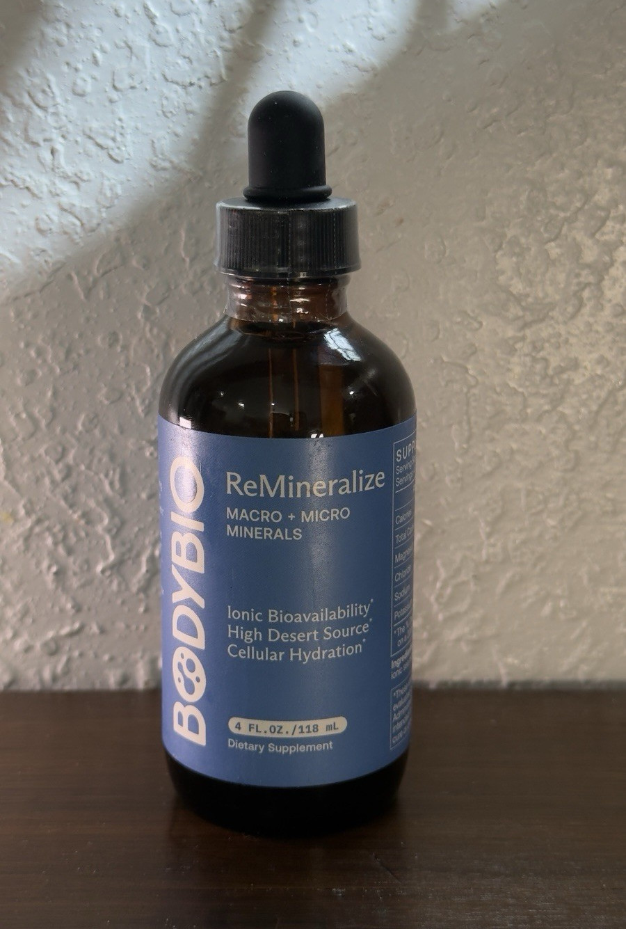 BodyBio ReMineralize Ionic Macro + Micro Minerals Drops Unflavored 4 fl oz