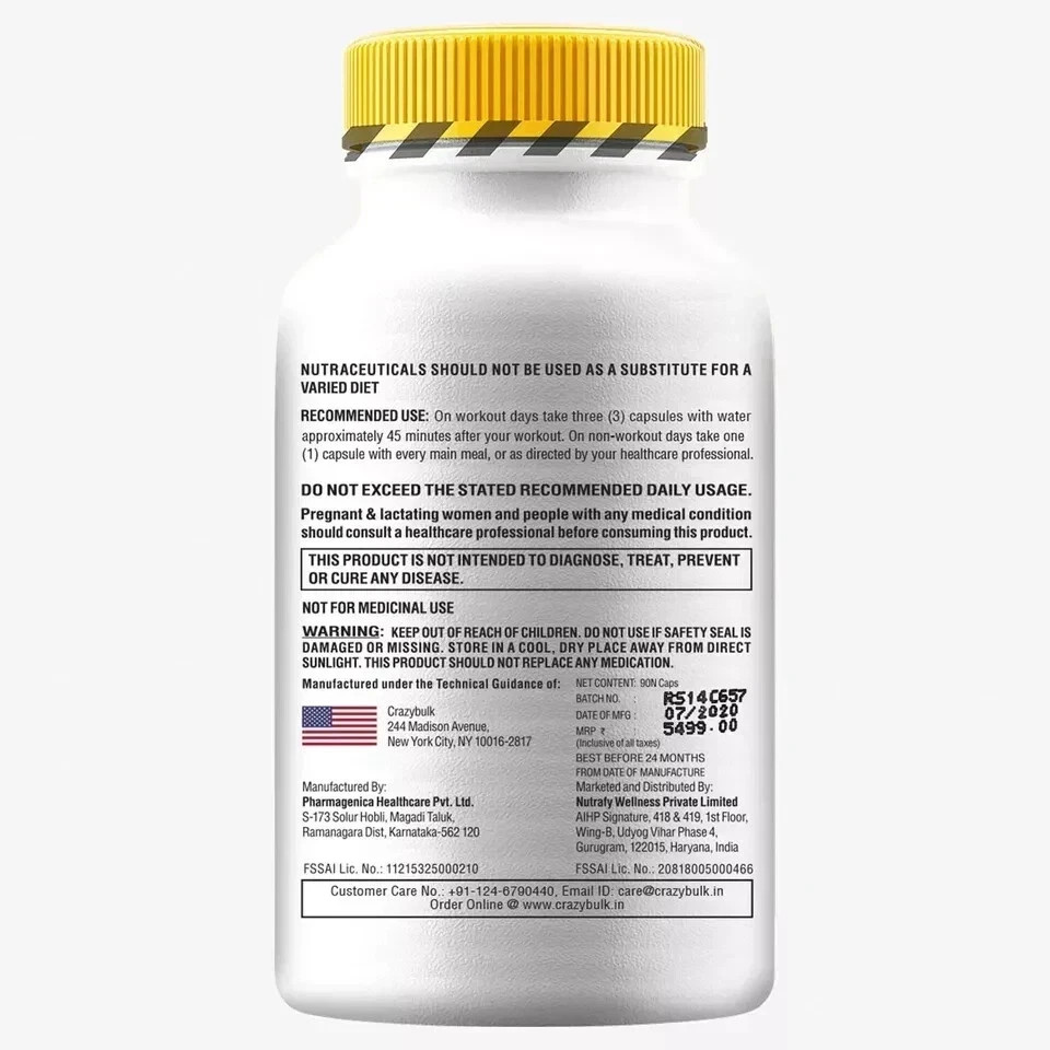 Best Supplement for Muscle Gains Crazy Bulk D BAL 90Capsules ( Free Shipping ).