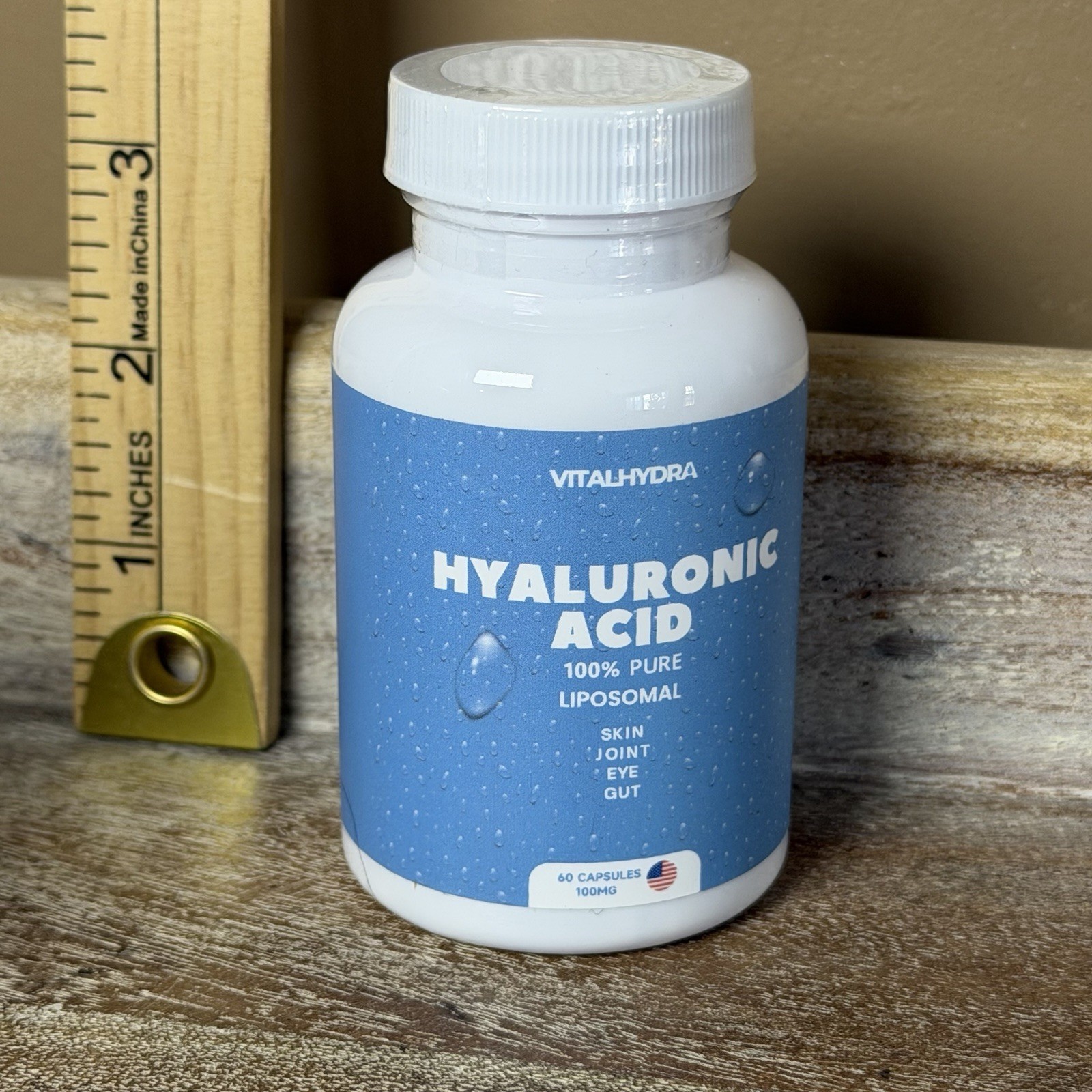 Hyaluronic Acid, Hyaluronic Acid Capsules Supplements, 180Capsules, 200Mg
