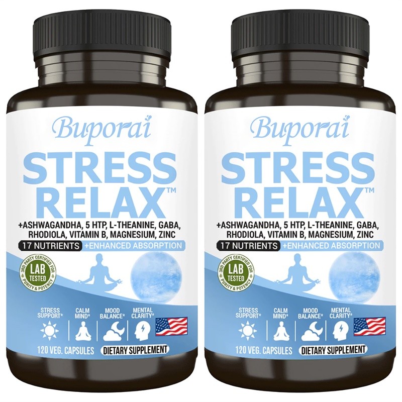 Stress Relax 240pcs, Calms Mood and Emotions, Fight Anxiety,Promote Brain Health