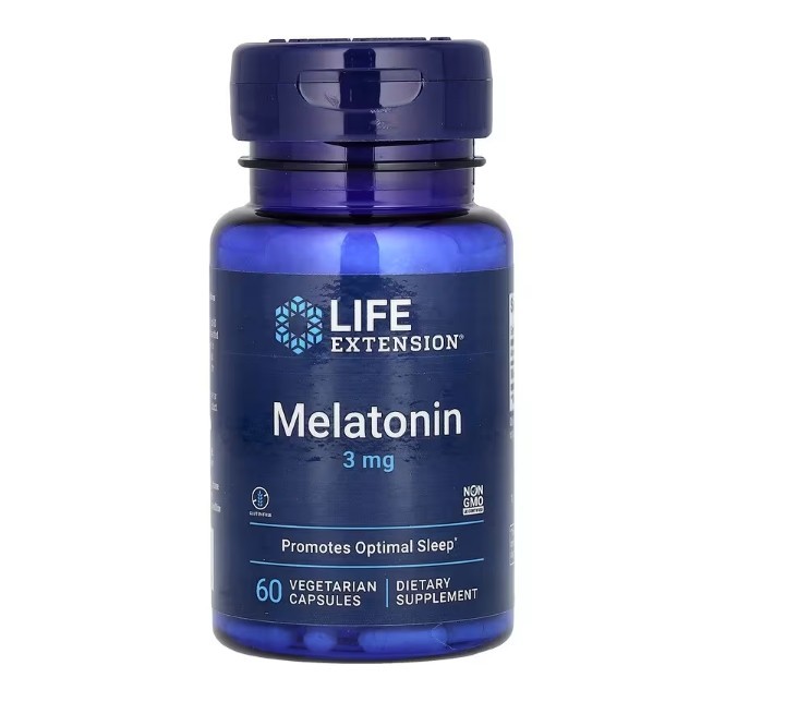 Life Extension, 3 PACK, 3 mg, 60 Capsules each (180 total!)