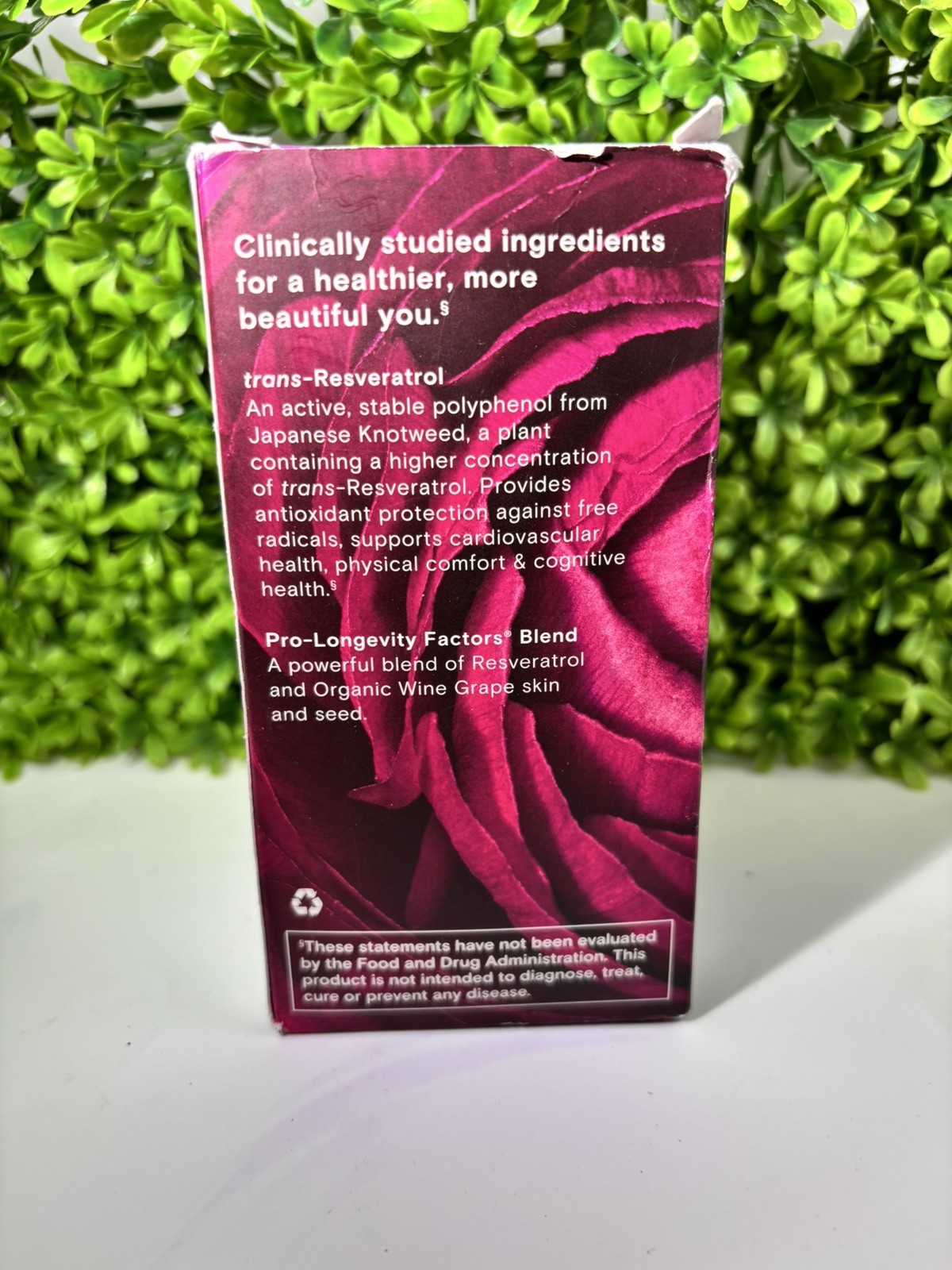 Reserveage Resveratrol 250mg – 120 Veg Caps Exp 1/27🔥