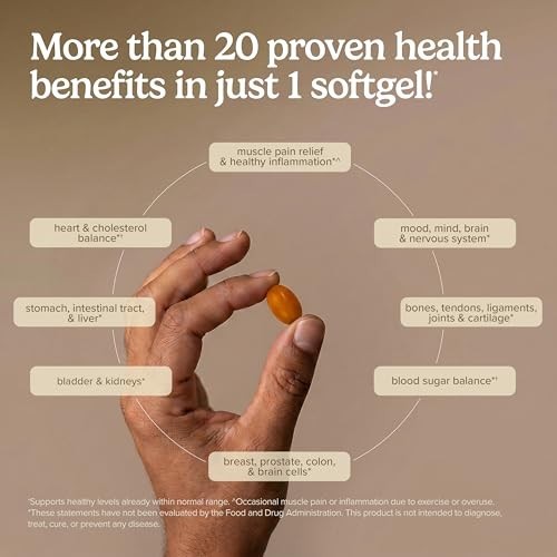 Curcumin 750mg Softgels High Potency BCM-95 Turmeric Extract 60 Count for Brain