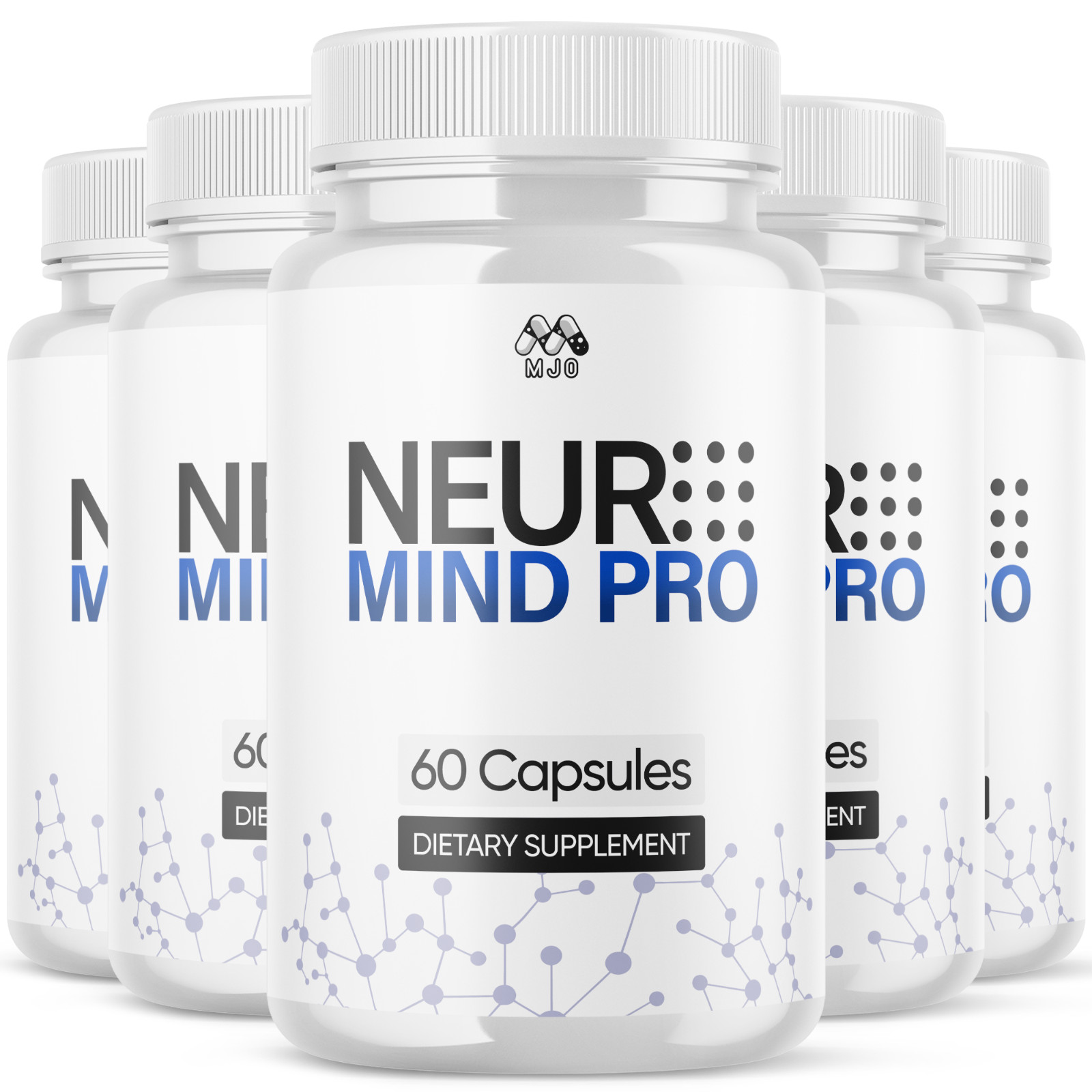 (5 Pack) Neuro Mind Pro Advanced Brain Max Support Formula 300 Capsules