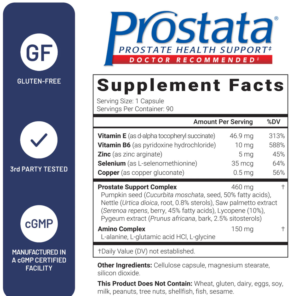 New U.S. Doctors’ Clinical PROSTATA – Lot of (4) 90 capsules – $120 Retail