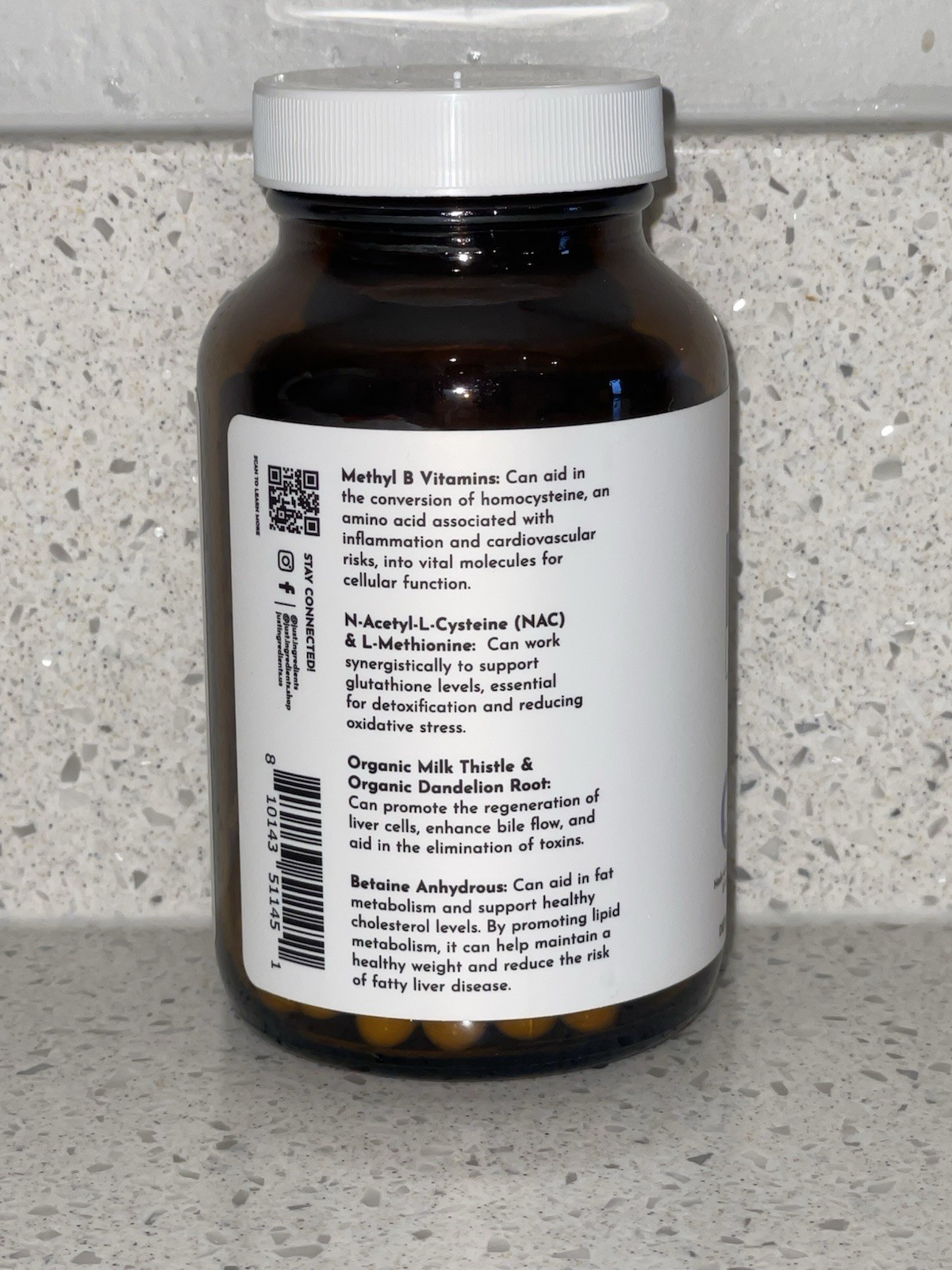 Just Ingredients -Liver Complex – (30 Day Supply/90 Capsules ) New/Sealed