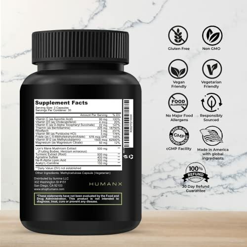 Sciatisil Sciatica Supplement Natural Nerve Support With Stabilized Rlipoic Acid