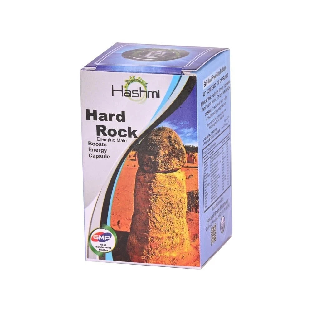 #Hard Rock Herbal Capsules for Men Daily Wellness & Vitality 100% Support XLL