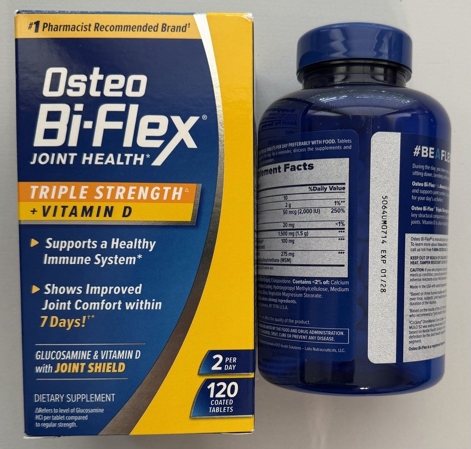Osteo Bi-Flex Triple Strength Glucosamine Joint Supplement 120 Coated Tablets