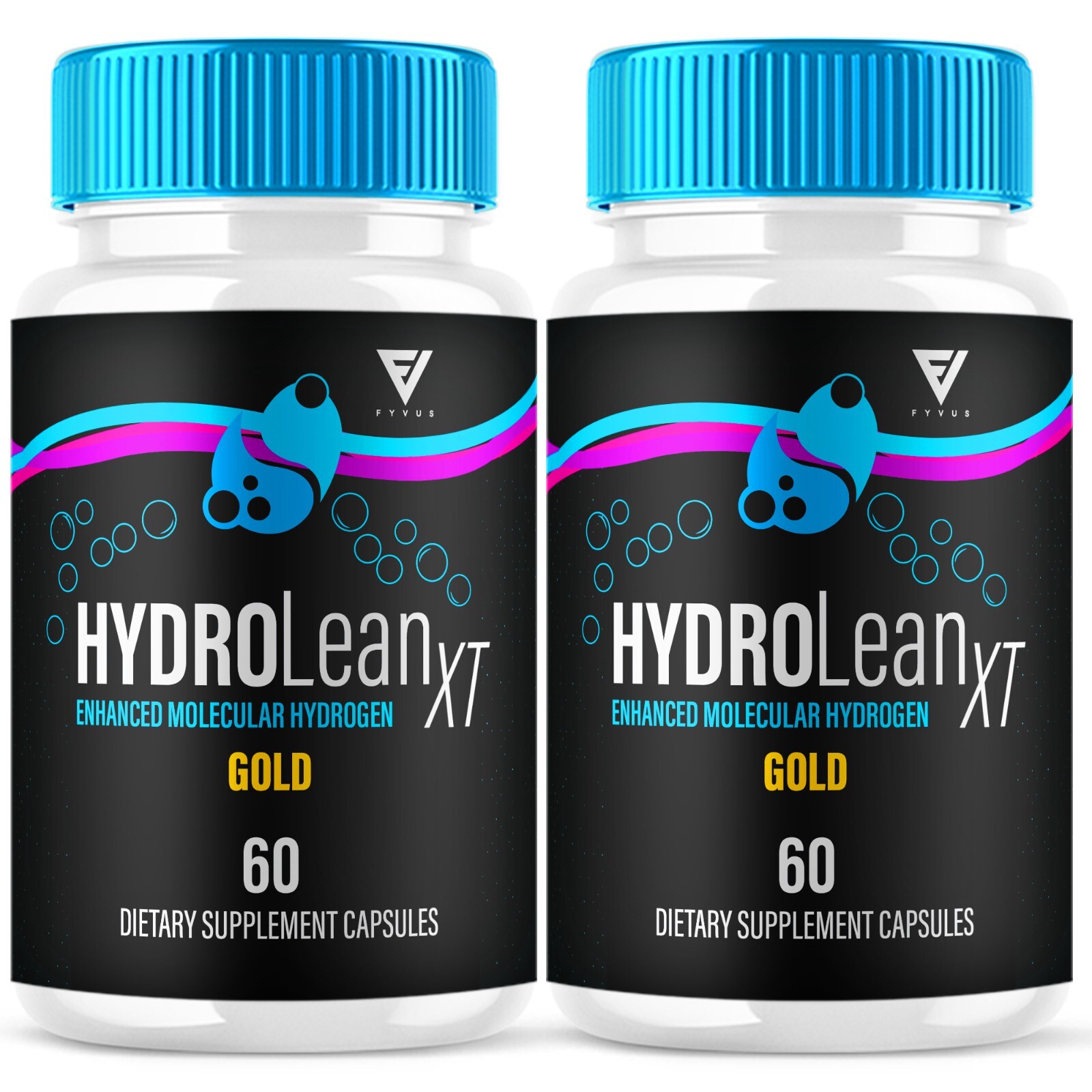 (2 Pack) HydroLean XT Gold Capsules, Hydro Lean XT Weight Loss (120 Capsules)