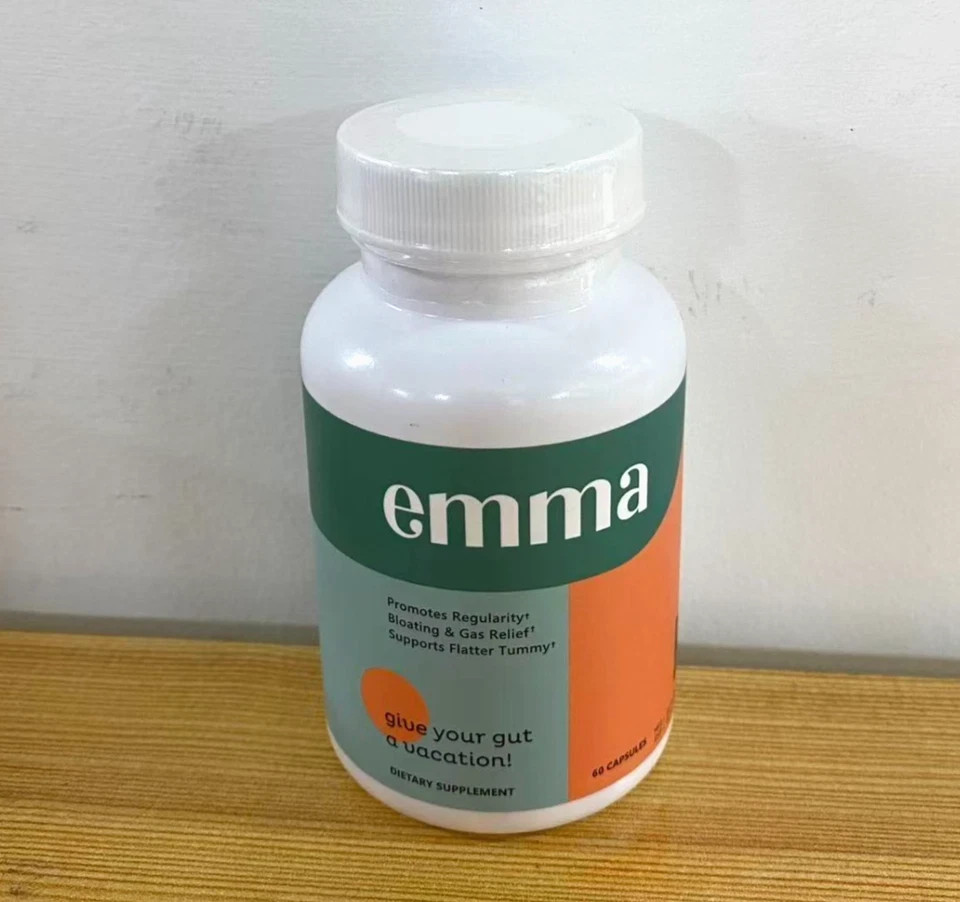 3 Pack Emma Gut Health Supplement 180 Capsules for Bloating Relief & Leaky Gut
