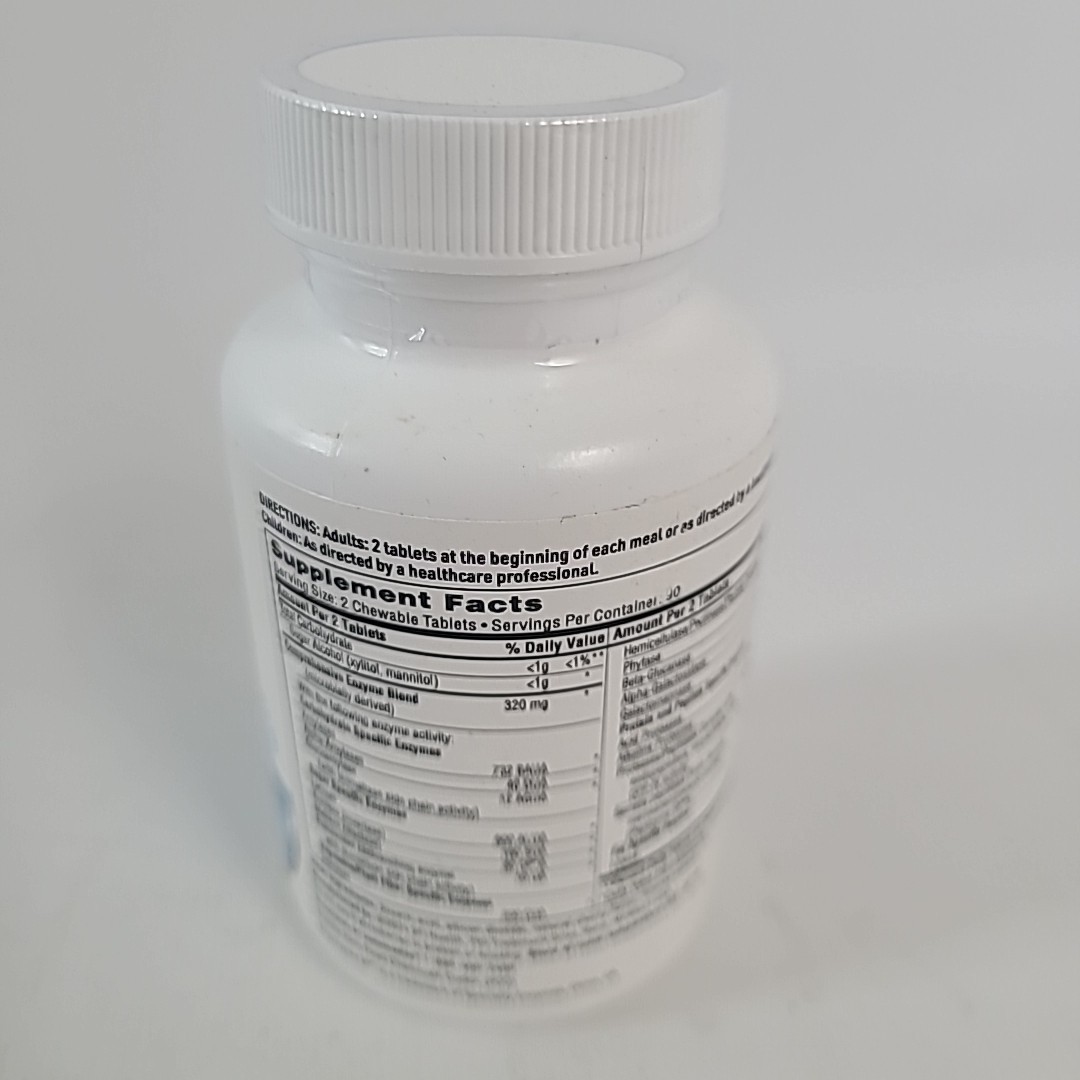 SFI Klaire Labs Ther-Biotic Vital-Zymes 180 Chewable Tablets 7/2 Cherry Flavor