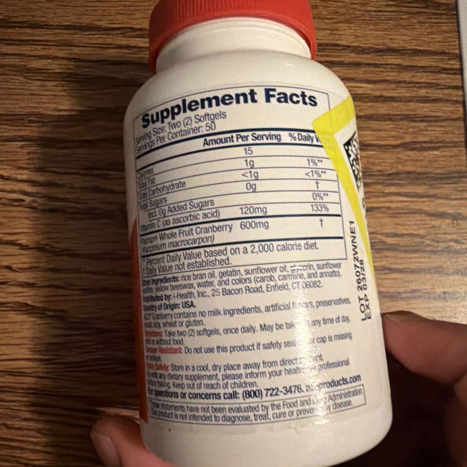 AZO Cranberry Softgels Maximum Strength 100ct -Exp 03/2028