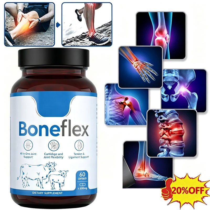 3x Boneflex Capsules Premium Joint Support Supplement for Knee &Cartilage Health