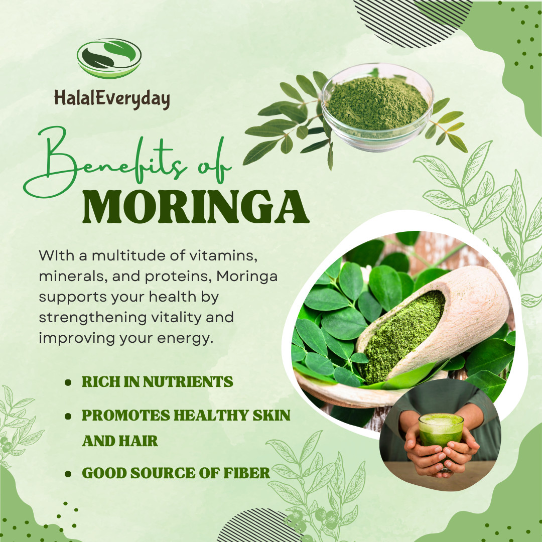 Moringa Leaf Powder Vegan | NON-GMO Multi-Vitamin | Antioxidants | Alkalizing