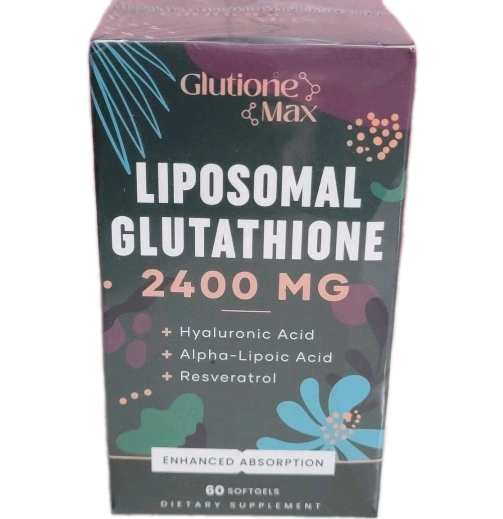 2400MG Liposomal Glutathione Max Absorption Glutathione Supplement 60 gel caps