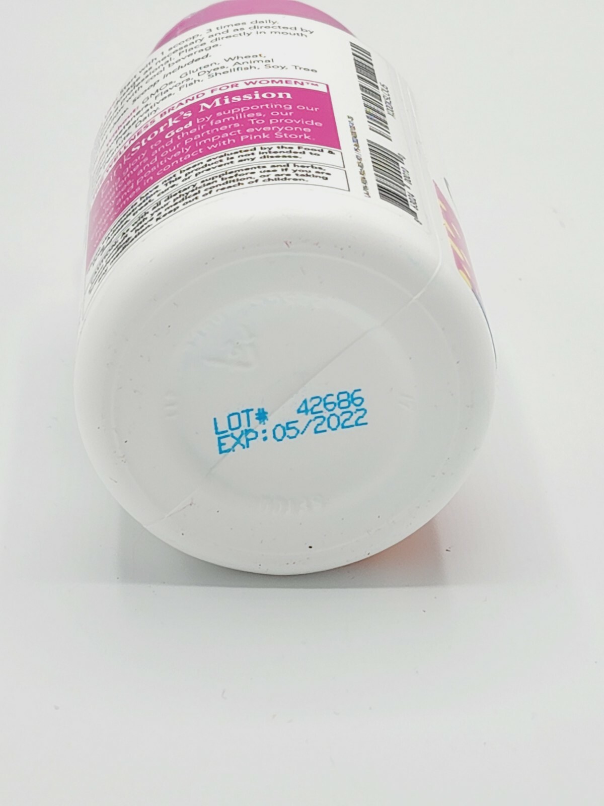 Pink Stork By Amy Suzanne Gut Health Immune Support 2.4 oz 90 Servings 05/2022