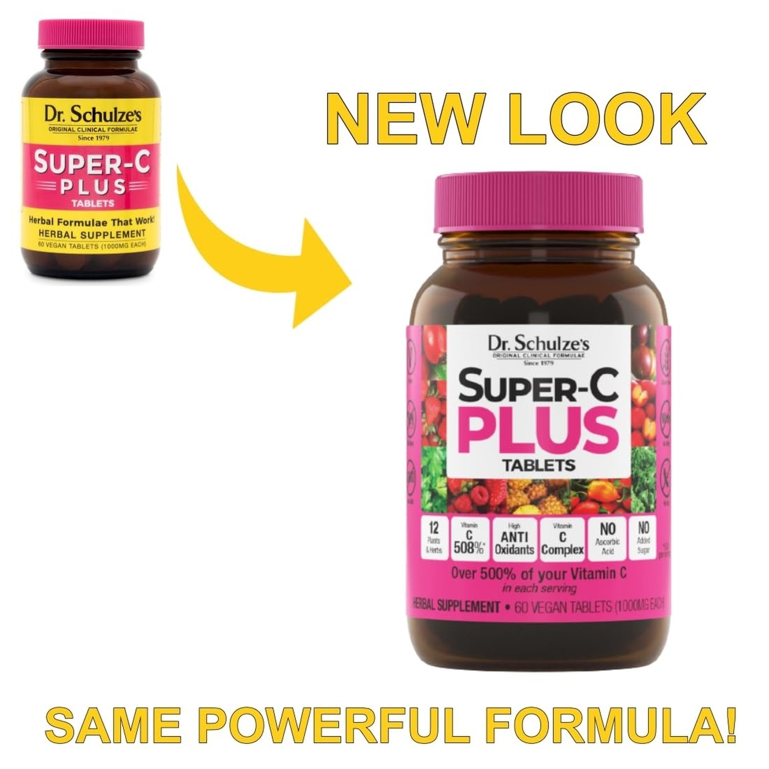 Dr. Schulze’s | Super-C Plus | Vitamin C Complex | Clinical Herbal … Fast Ship