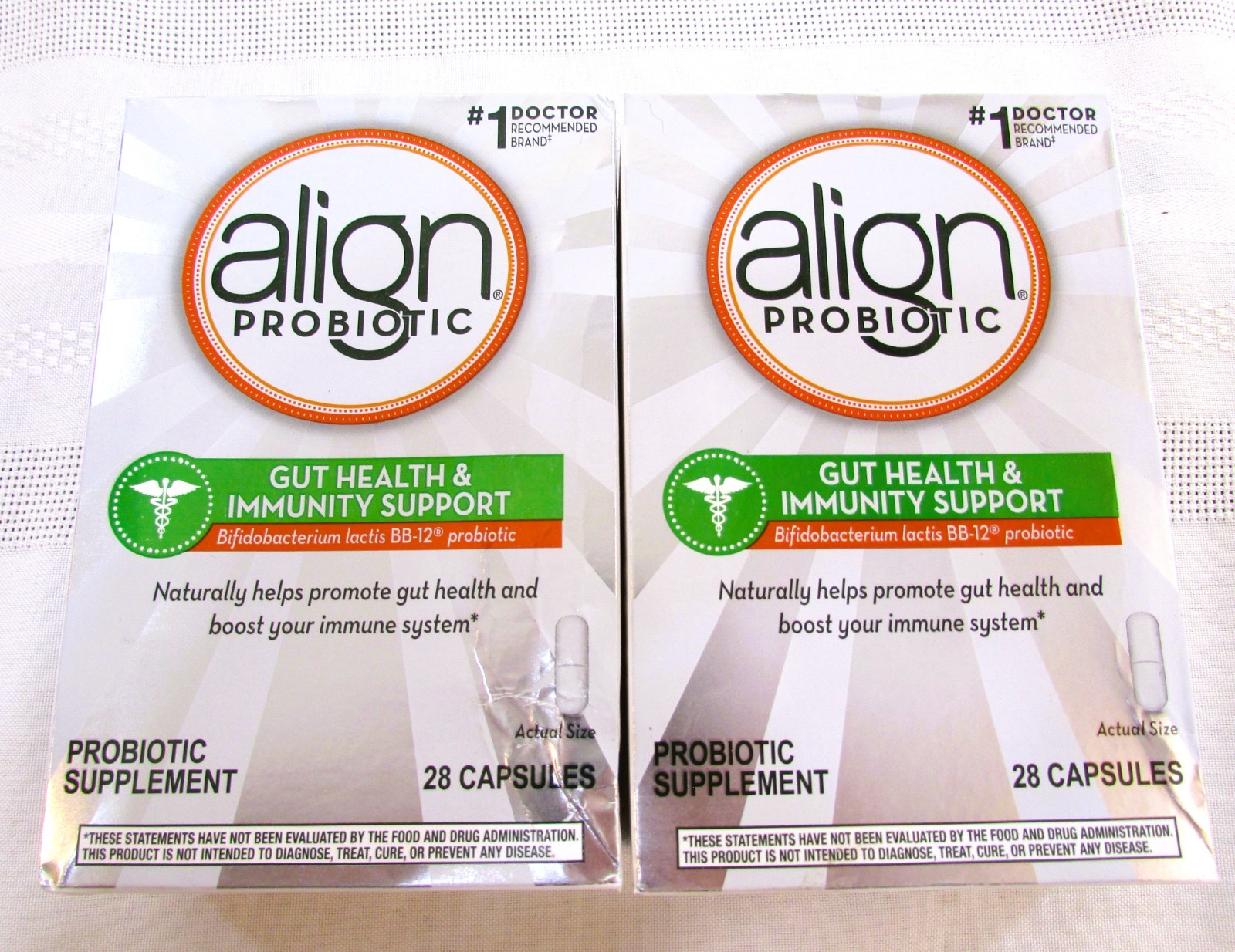 2 PAK ALIGN PROBIOTIC GUT HEALTH & IMMUNITY SUPPORT 2 X 28 CAPSULES EXP. 01/2026