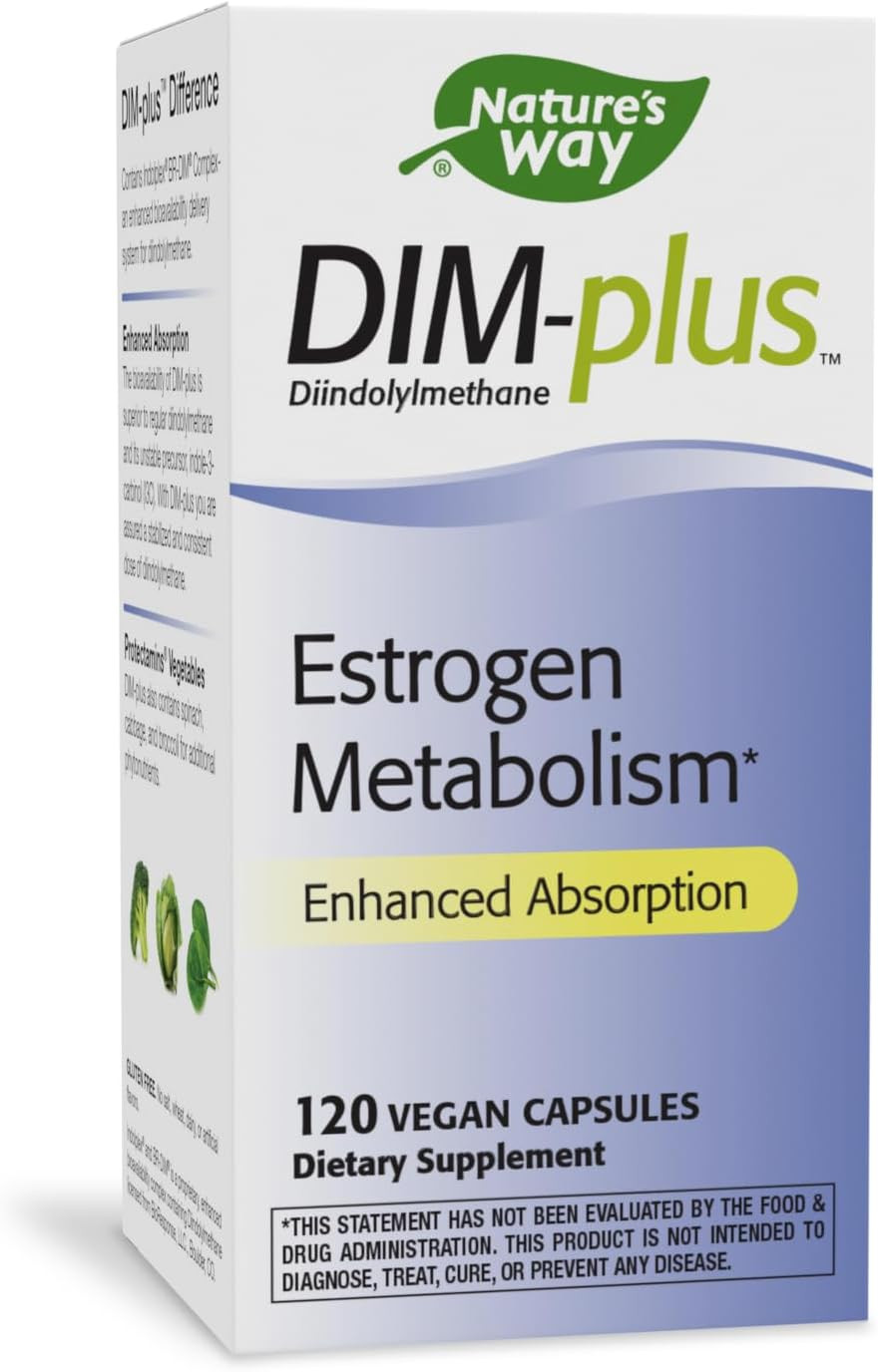 Nature’s Way DIM-Plus, Supports Balanced Estrogen Metabolism, Diindolylmethane