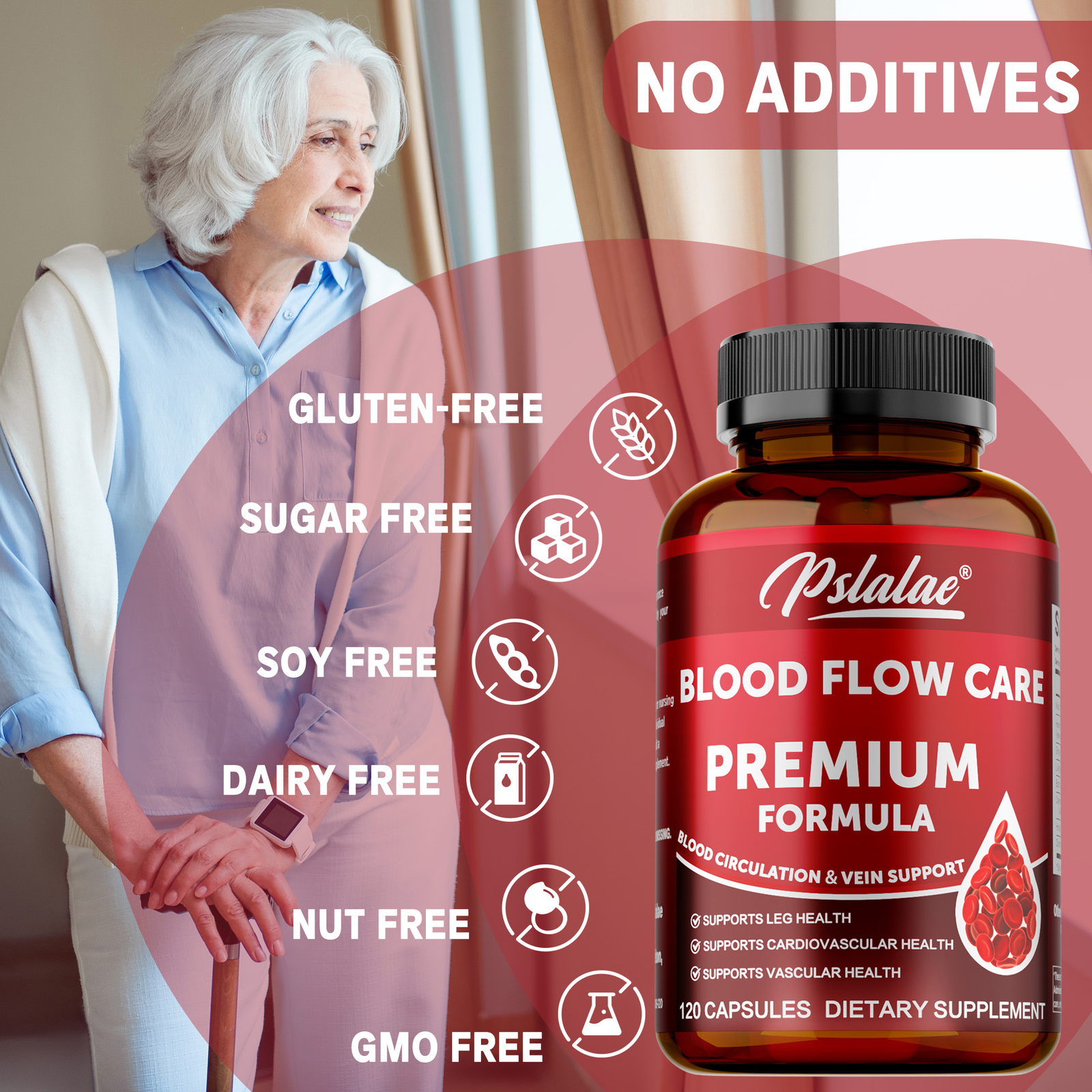 Blood Flow Care – Clean Veins and Arteries, Heart Health & Immune Support