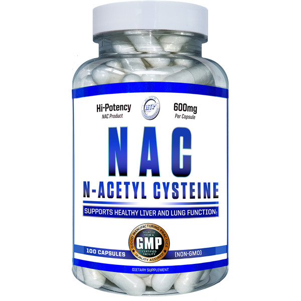HI TECH N-ACETYL-L-CYSTEINE (NAC) 600 mg Capsules nonGMO USP Grade USA 🇺🇸