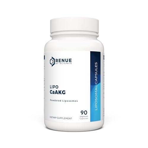 Renue By Science CA AKG Supplement | High Strength Liposomal Calcium AKG | 90 Ca