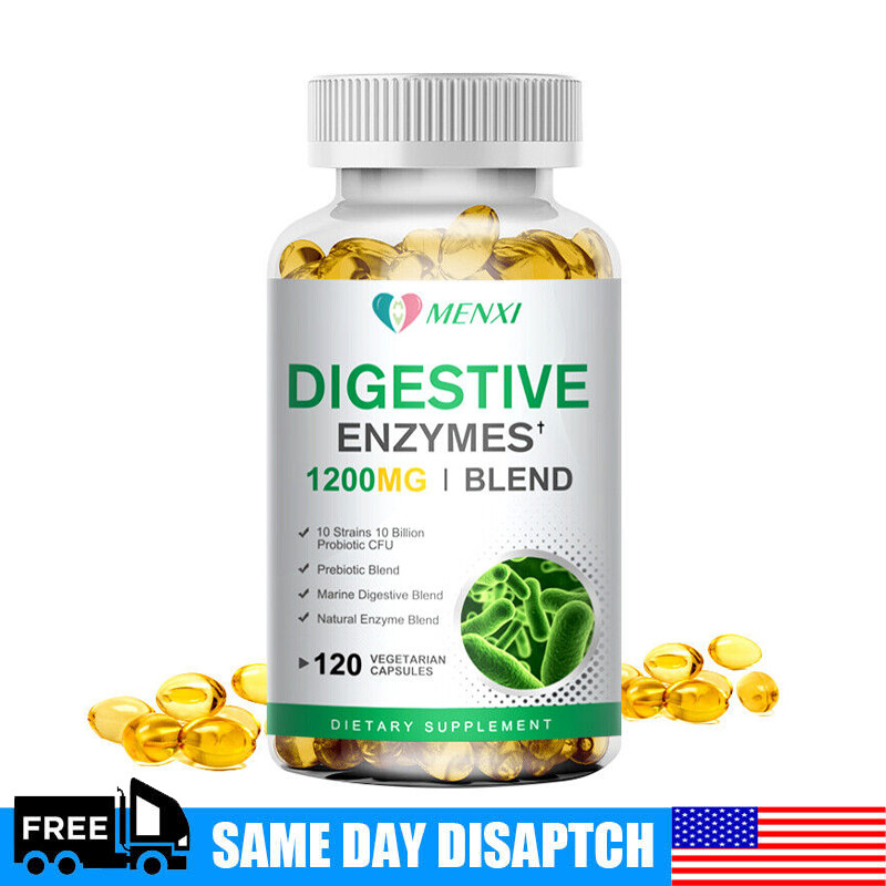 Sales Biliares Digestive Enzymes Pancreatin Enzimas Digestivas 120 caps