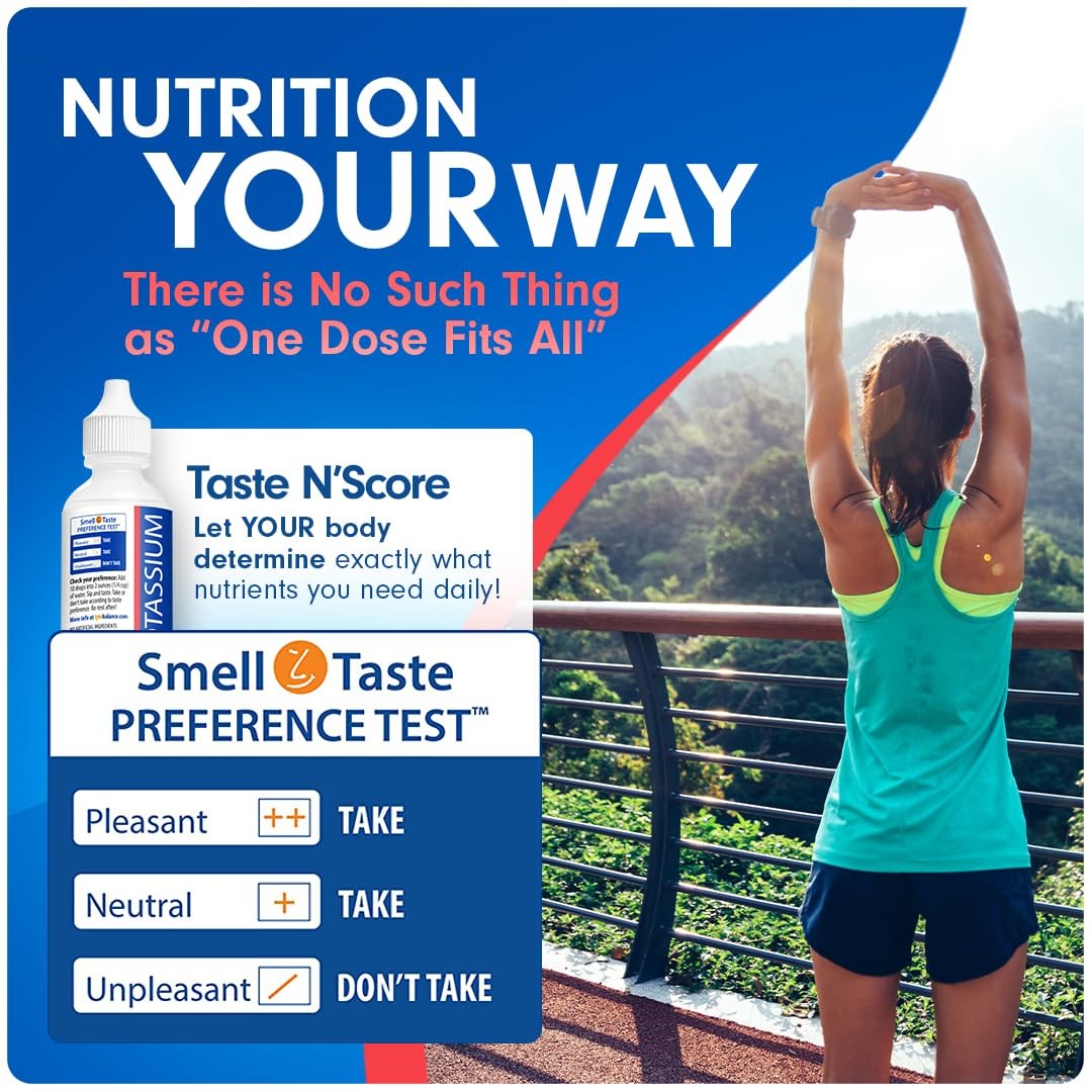 Taste N’ Score Potassium Liquid Ionic 2 Fl Oz (Pack of 1), Natural