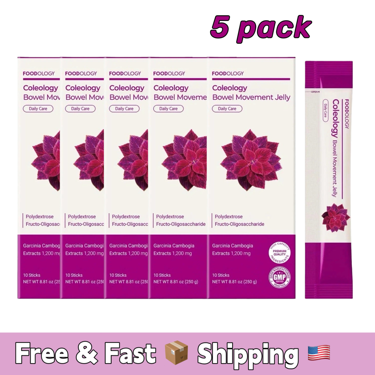SUPPORTS HEALTHY BOWEL MOVEMENTS – Coleology Digestive jelly stick with Garcini