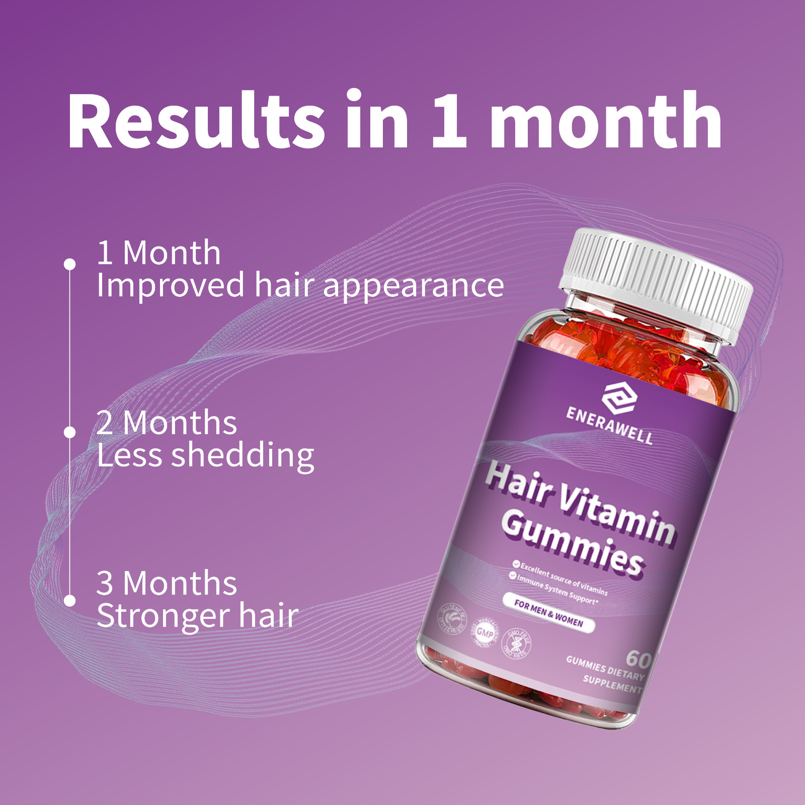 Multi Vitamin Gummies – Immune Support, Hair, Skin and Nail Health | 02/07/2027