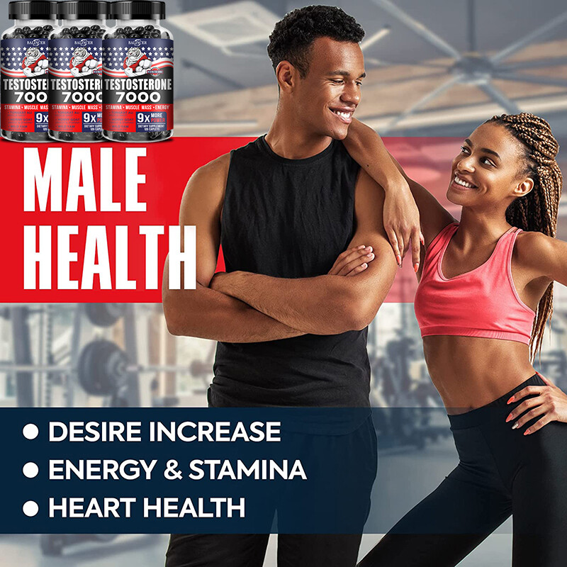 Muscle Growth + Strength+Male Performance Testosterone Booster Capsules