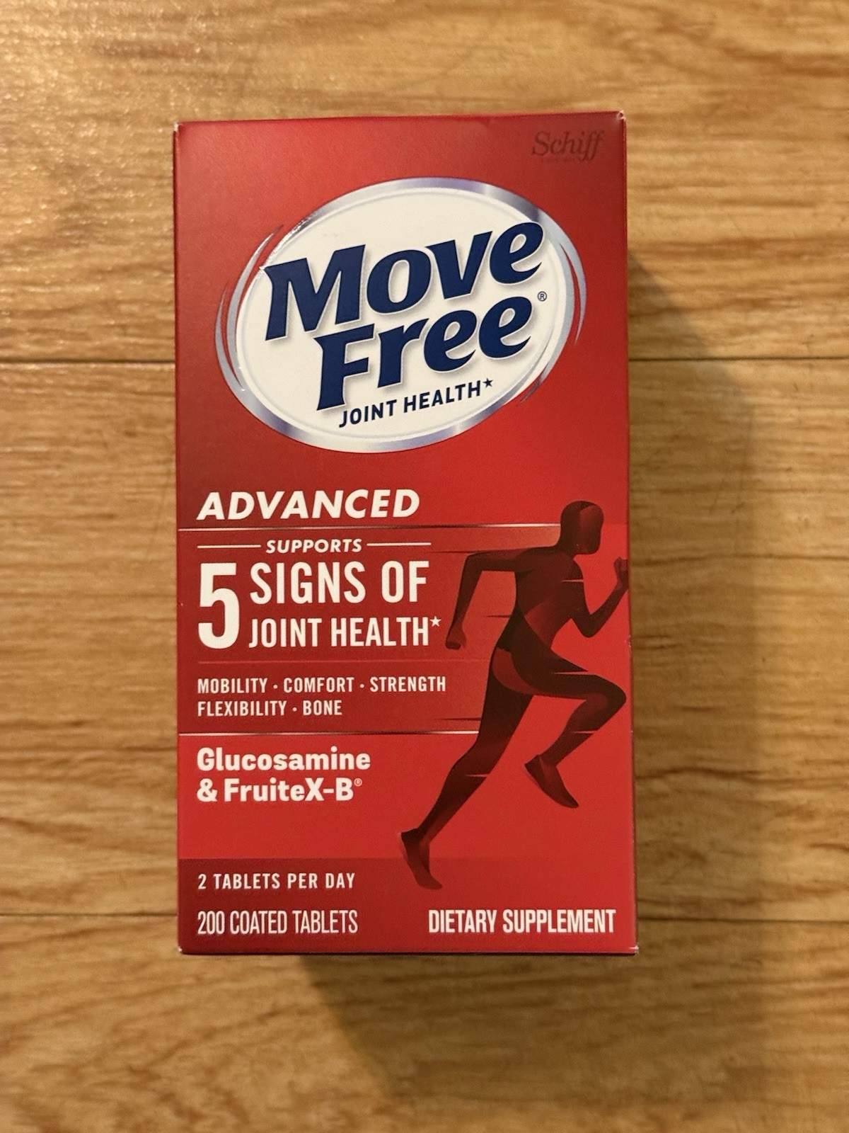 Schiff Move Free Advanced Joint Health Supplement 200 Tablets EXP 07/2028