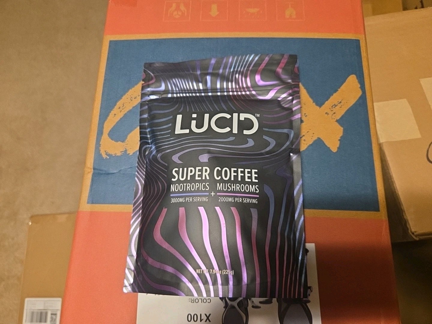 NEW & SEALED – LUCID SUPER COFFEE Nootropics + Mushrooms – 7.94 oz EXP. 07/2026
