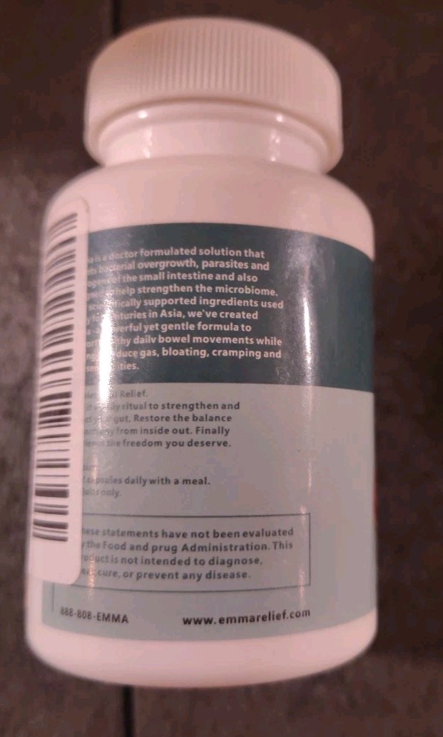 Emma Gut Health Doctors Endorsed Supplement – 60 Capsules –