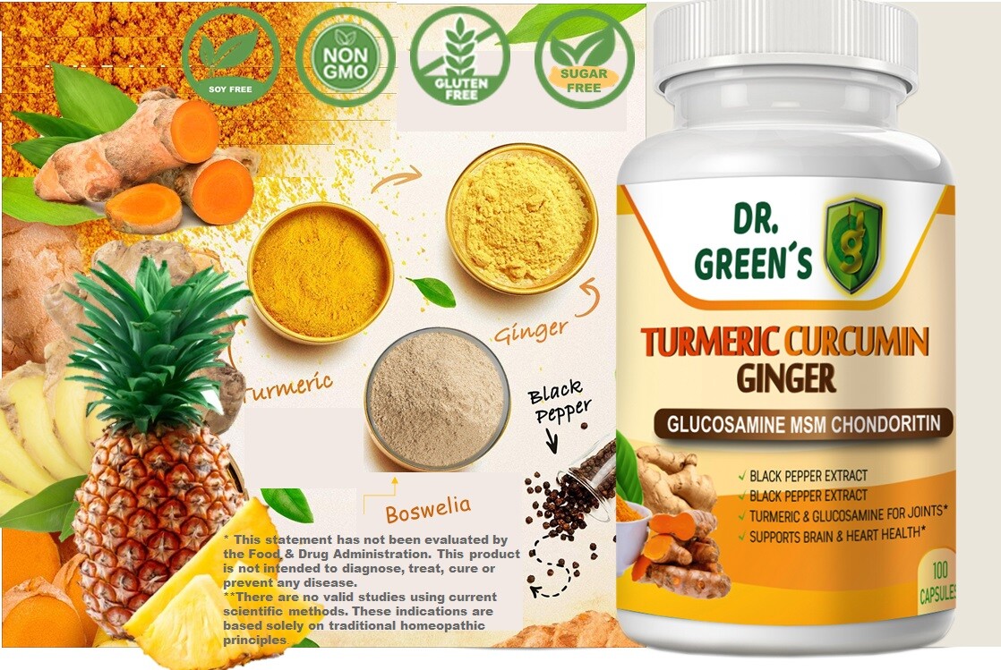 Turmeric Pills joint support Inflammation Natural Relief