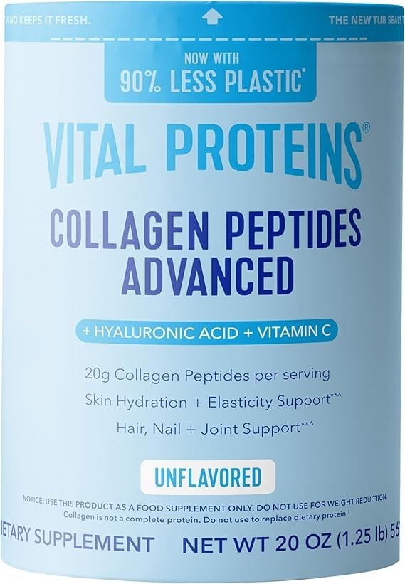Vital Proteins Collagen Peptides Powder with Hyaluronic Acid & Vitamin