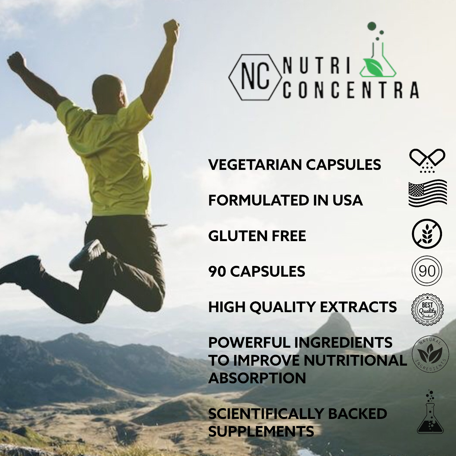 Stem Cells Food, Healthy Cells, Extracts Formula, 750 mg, 90 Capsules.