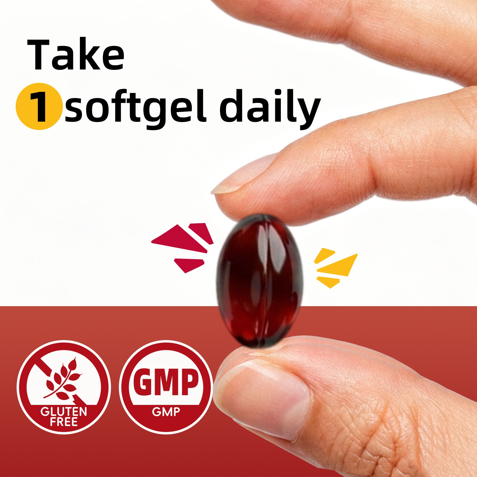 Triple Strength Astaxanthin 32mg with Organic Coconut Oil – 120 Softgel