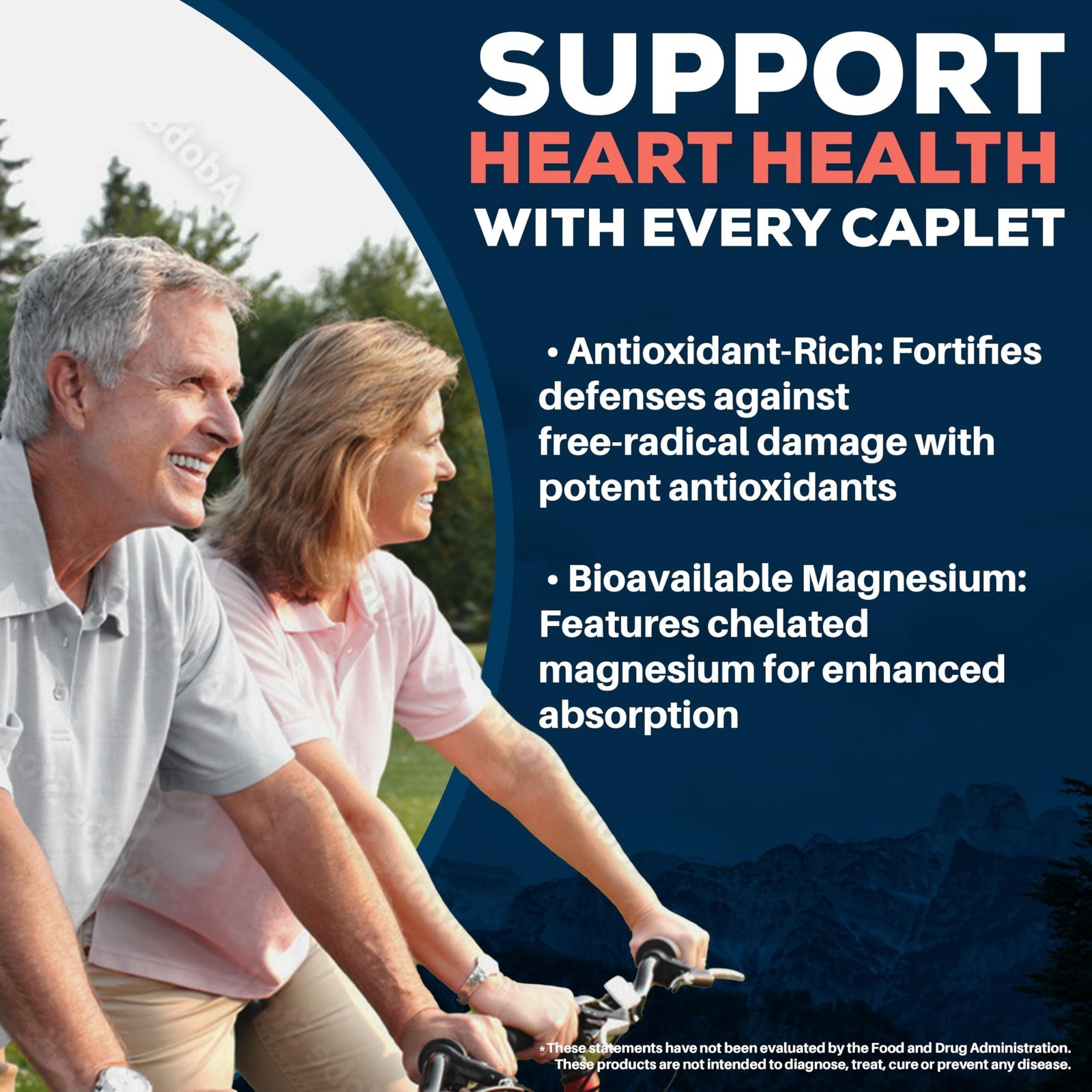 2 Ayush Herbs Carditone , Natural Heart Health, Women & Men, 60 Caplets each
